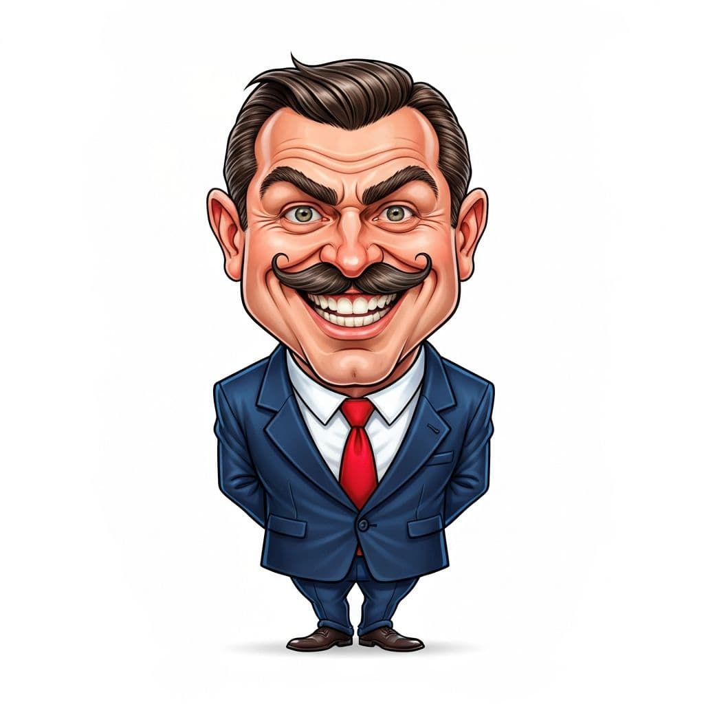 Business Caricature Portrait - caricature art by Caricature Maker